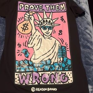 Medium reason brand t’shirt worn once